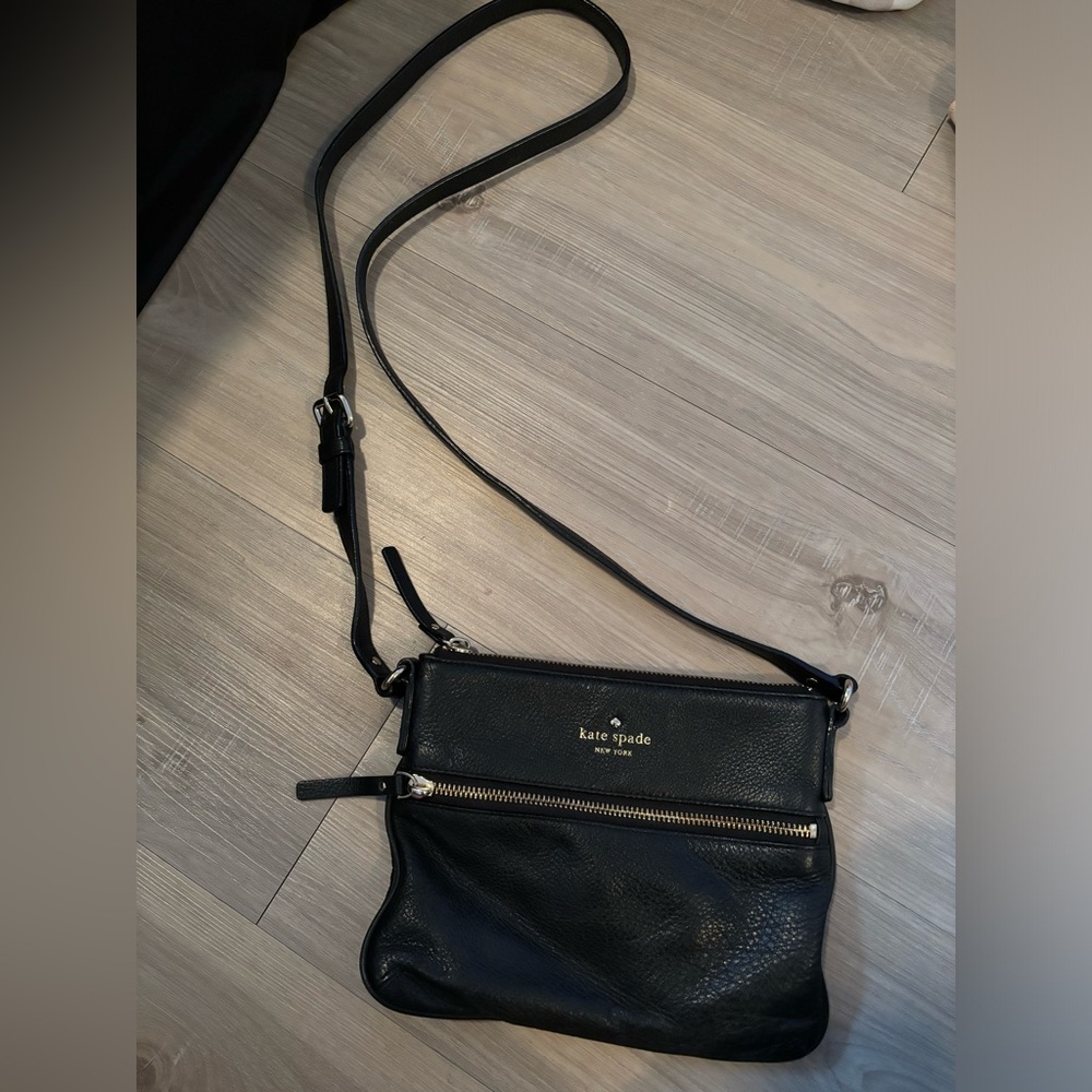Kate Spade Black Leather Crossbody